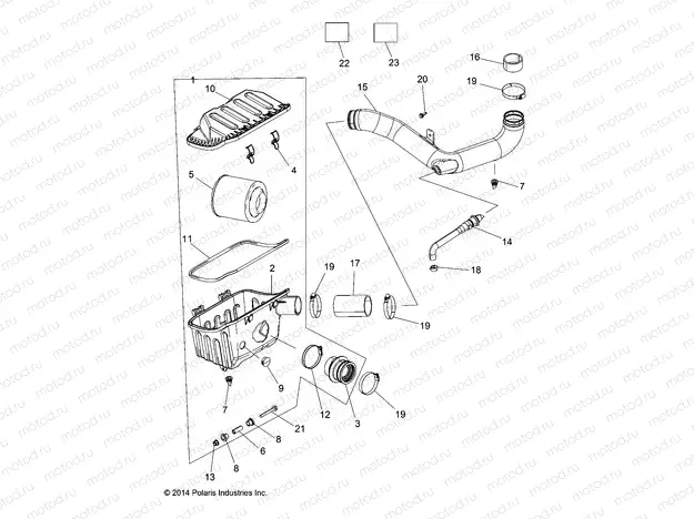 ENGINE | ENGINE, AIR INTAKE SYSTEM - R15RNA57AA/AC/AR/E57AS (49RGRAIRBOX15570MC)