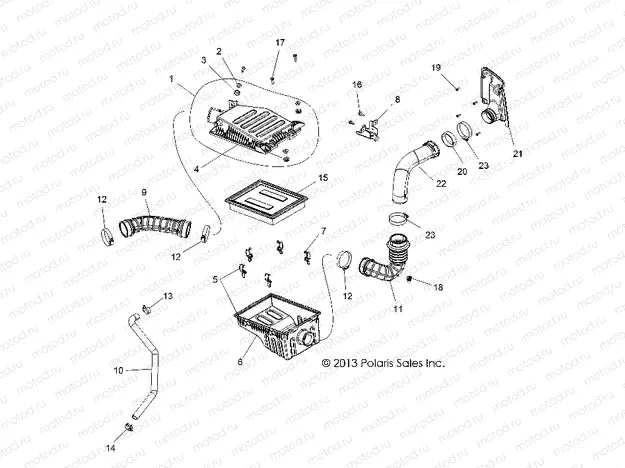 ENGINE | ENGINE, AIR INTAKE SYSTEM - R17RVA87A1/B1/E87A9/B9 (49RGRAIRBOX14CREW)
