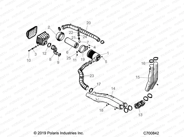 ENGINE | ENGINE, AIR INTAKE SYSTEM -  R20RRED4F1/N1/SD4C1 (C700842)