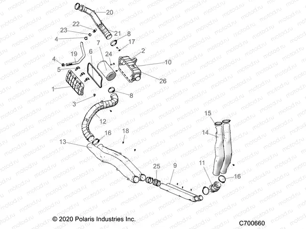 ENGINE | ENGINE, AIR INTAKE SYSTEM - R22RSE99NM (C700660)