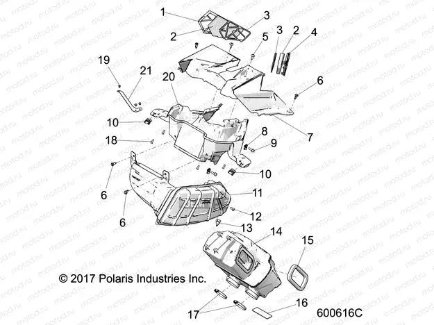 ENGINE | ENGINE, AIR INTAKE SYSTEM - S20FJB8/FJE8/FJP8 ALL OPTIONS (600616C)