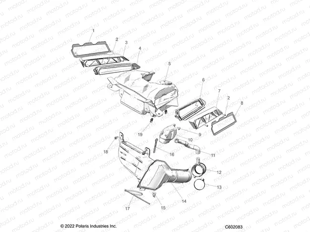 ENGINE | ENGINE, AIR INTAKE SYSTEM - S23TDH9FS (C602083)
