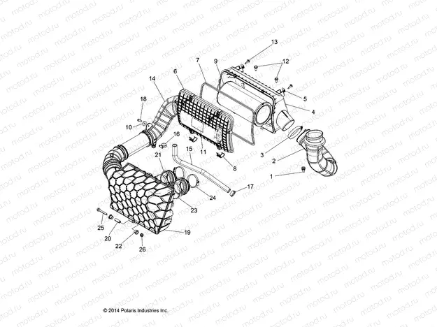 ENGINE | ENGINE, AIR INTAKE SYSTEM - Z18VFE99AK/AJ/AW/BK/BJ/BW/LW/K99AK/BK (49RGRAIRBOX151000)