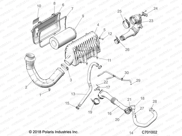 ENGINE | ENGINE, AIR INTAKE SYSTEM - Z20NAE92KL (C701002)