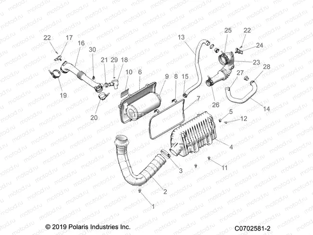 ENGINE | ENGINE, AIR INTAKE SYSTEM - Z20P4E92AC/BC/F92AC (C0702581-2)