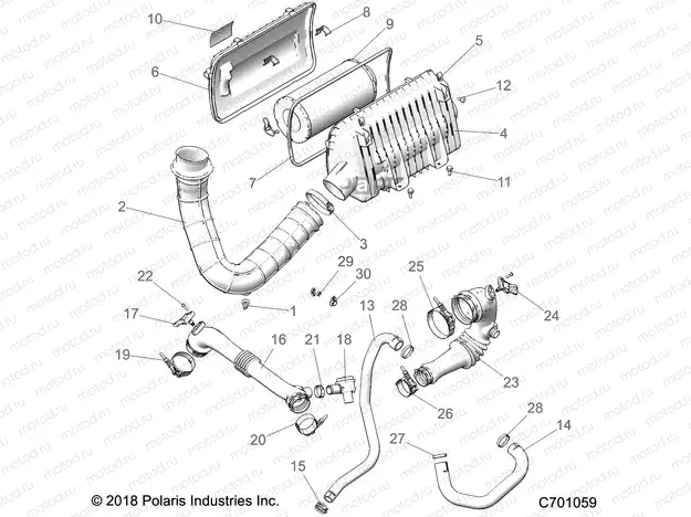 ENGINE | ENGINE, AIR INTAKE SYSTEM - Z20PAE92AC/BC/F92AC/LC (C701059)