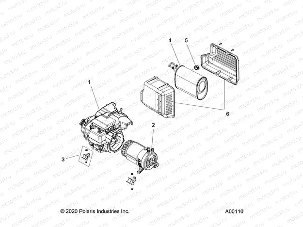 ENGINE - ENGINE ASM. and EXHAUST - P20GGGFNA/GGGGNA (A00110) | ENGINE - ENGINE ASM. and EXHAUST - P20GGGFNA/GGGGNA (A00110)