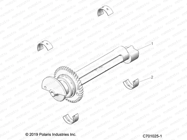 ENGINE | ENGINE, BALANCER - Z22A5P87A5 (C701025-1)
