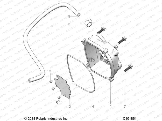 ENGINE | ENGINE, BREATHER - A19HAA15N7 (C101861)