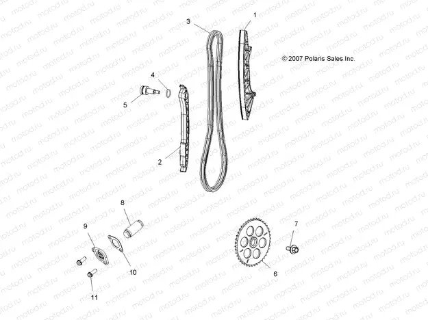 ENGINE | ENGINE, CAM CHAIN - A13DN8EFW (49ATVCAMCHAIN09Q60)