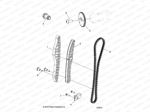 ENGINE | ENGINE, CAM CHAIN and SPROCKET - A20SEG50A1/A5/CA1/CA5 (100573)