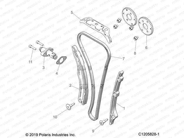 ENGINE | ENGINE, CAM CHAIN AND TENSIONER - Z22N4K99AK/AR/BK/BR/N4VAK/BK/AR/BR (C1205828-1)