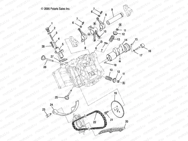 ENGINE | ENGINE, CAMSHAFT and VALVES - R13RH45AG (4999200059920005D09)