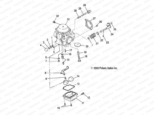ENGINE | ENGINE, CARBURETOR - A07CL50AA (4999201649920164D08)