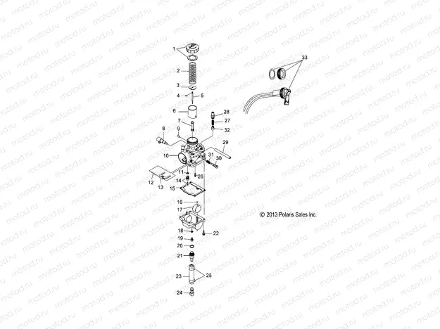ENGINE | ENGINE, CARBURETOR and CHOKE - S21CFE5BSL (49SNOWCARBURETOR14550)
