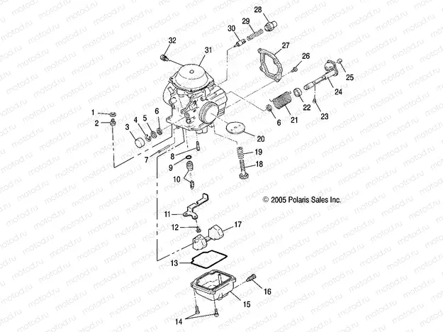 ENGINE | ENGINE, CARBURETOR - R08RB50AA (4999202119920211D11)
