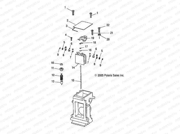 ENGINE | ENGINE, CARBURETOR, UPPER - S20MDX6JSA/6JEA (49SNOWCARBUPPER08600IQ)