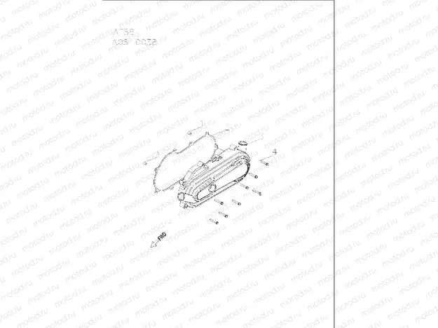ENGINE | ENGINE, CLUTCH COVER - A17YAK11A4/A6/N4/N6 (A00014)