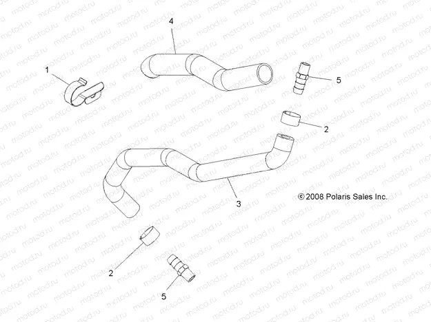 ENGINE | ENGINE, COOLING BYPASS - A09ZN85FL/8CFL (49ATVCOOLBYPASS09SPXP850)
