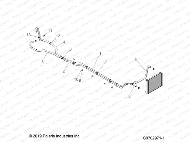 ENGINE | ENGINE, COOLING, HOSES - D20BEPD4B4 (C700431-1)