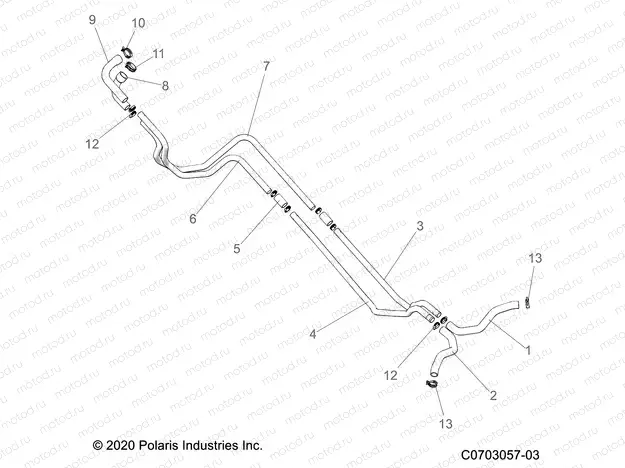 ENGINE | ENGINE, COOLING, HOSES - Z23RGC2KAJ/BJ (C0703057-03)