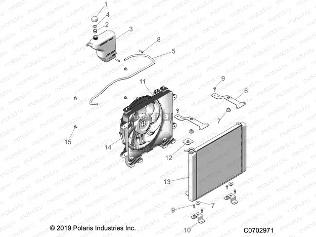 ENGINE | ENGINE, COOLING, RADIATOR - D22P4ED4B4/FD4B4 (C0702971)