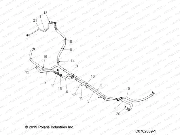 ENGINE | ENGINE, COOLING ROUTING ENGINE - Z23RAD92AK/BK/AS/BS (C0702889-1)