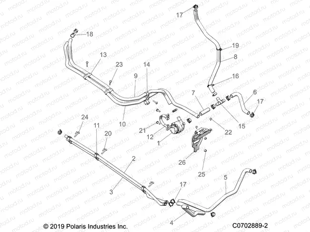 ENGINE | ENGINE, COOLING ROUTING MANIFOLD - Z23RAB92A/92B (C0702889-2)
