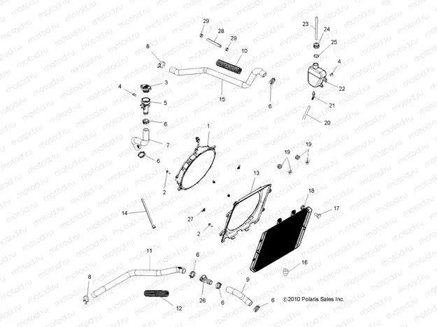 ENGINE | ENGINE, COOLING SYSTEM - A13MH76AD/AX/AZ (49ATVCOOL11SP800)