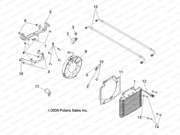 ENGINE | ENGINE, COOLING SYSTEM - A13NA32FA (49ATVCOOL10TBLZRI)