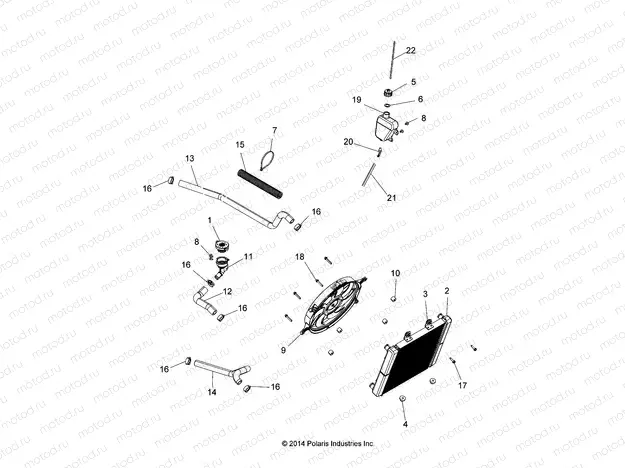ENGINE | ENGINE, COOLING SYSTEM - A15SAA32EH (49ATVCOOL15SPETX)