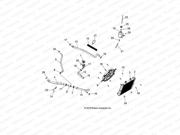 ENGINE | ENGINE, COOLING SYSTEM - A17SES57C1/C2/C7/CL/E1/E2/E7/EL/SET57C1/C2/E1/E2