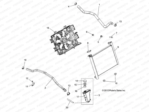 ENGINE | ENGINE, COOLING SYSTEM - A17SVS95CM/T95C2