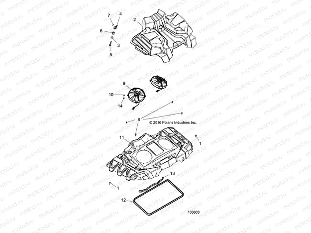ENGINE | ENGINE, COOLING SYSTEM, FANS AND SHROUDS - A19SXM95AL