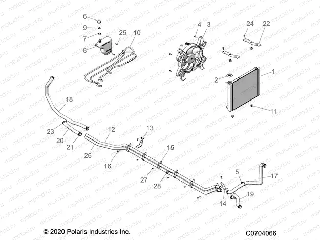 ENGINE | ENGINE, COOLING SYSTEM - G21G4E99NW (C0704066)