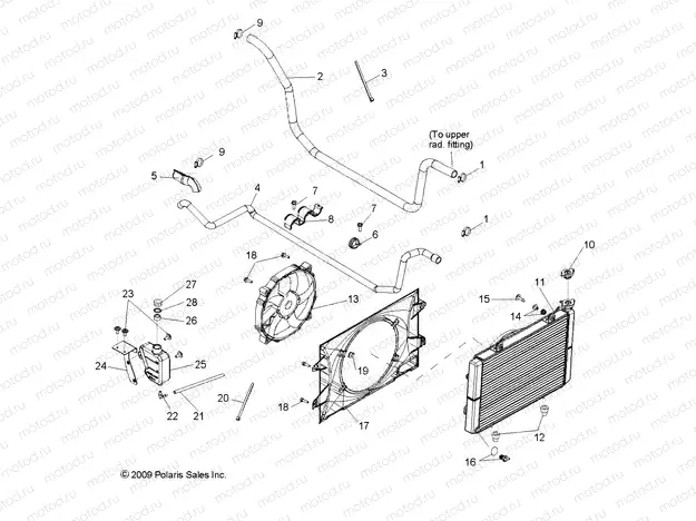 ENGINE | ENGINE, COOLING SYSTEM - R10TH50AG/AR (49RGRCOOL105004X4)