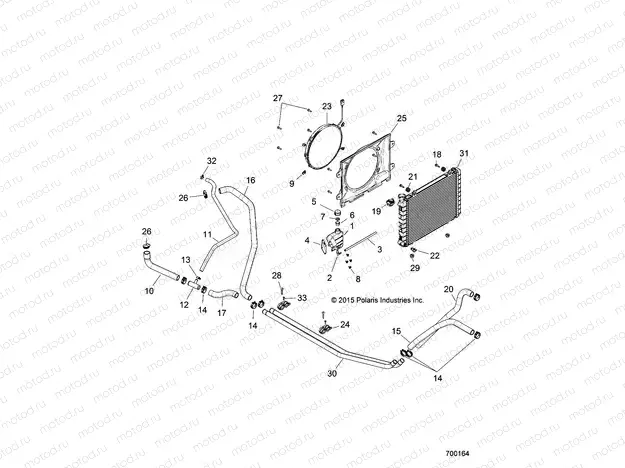 ENGINE | ENGINE, COOLING SYSTEM - R15RMA57AA/AR/AZ/AC/LA/H57AR (700164)