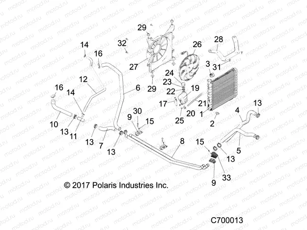 ENGINE | ENGINE, COOLING SYSTEM - R18RMA57B1/B9/L1/E57BV/N4 (C700013)