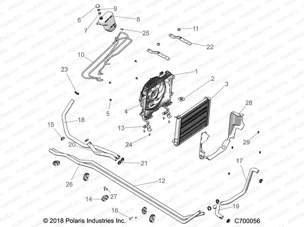ENGINE | ENGINE, COOLING SYSTEM - R19RRK99A9/AD/AJ/AP/B9/BD/BJ/BP (C700056)