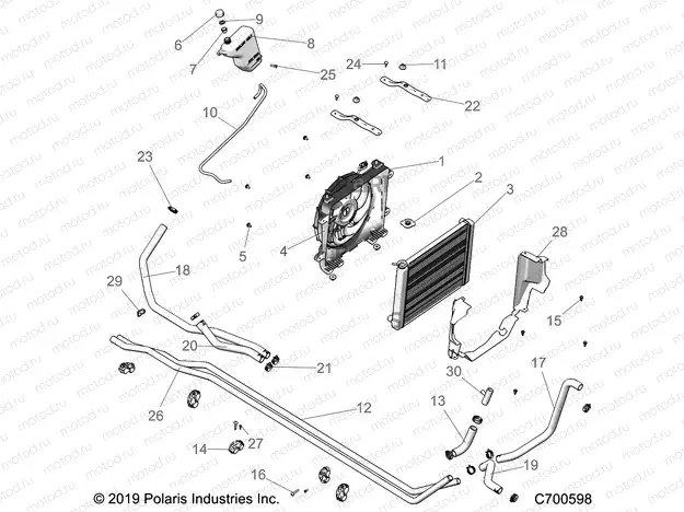 ENGINE | ENGINE, COOLING SYSTEM - R20T6U99AM/AS/BM/BS (C700598)