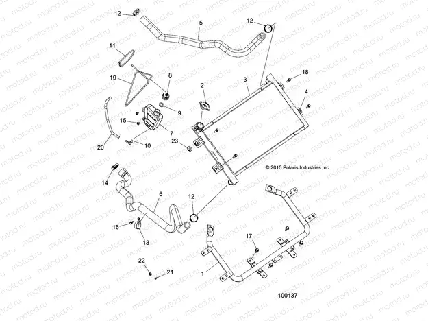 ENGINE | ENGINE, COOLING SYSTEM, RADIATOR - A16SXM95AL