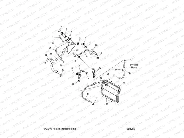 ENGINE | ENGINE, COOLING SYSTEM - S20EEF6PSL/PEL (600260)