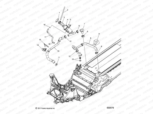 ENGINE | ENGINE, COOLING SYSTEM - S20EFK6PS/6PEB (600579)