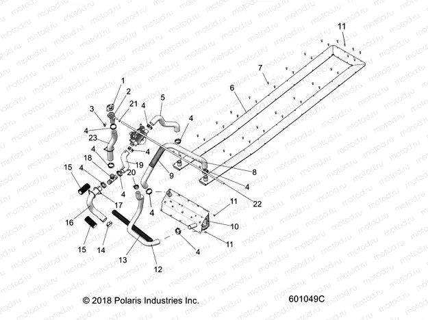 ENGINE | ENGINE, COOLING SYSTEM - S20MDX6JSA/6JEA (601049C)