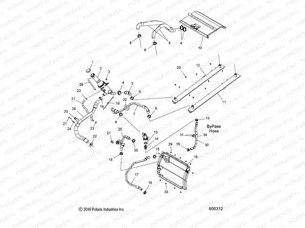 ENGINE | ENGINE, COOLING SYSTEM - S21DDL6PS ALL OPTIONS (600312)