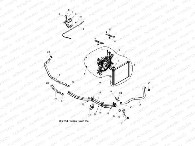 ENGINE | ENGINE, COOLING SYSTEM - Z15VA87 ALL OPTIONS (49RGRCOOL15Z90050)