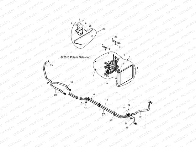 ENGINE | ENGINE, COOLING SYSTEM - Z15VFE99AT/AV/AP (49RGRCOOL1410004)