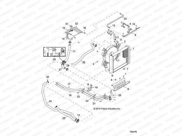 ENGINE | ENGINE, COOLING SYSTEM - Z16VDE92NH/NW (700476)