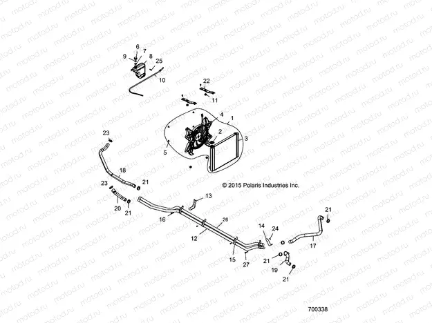 ENGINE | ENGINE, COOLING SYSTEM - Z20A4E99AH/LH (700338)