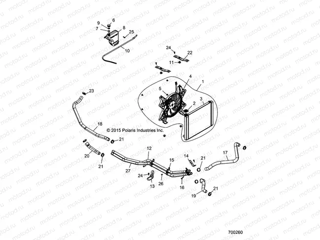 ENGINE | ENGINE, COOLING SYSTEM - Z20ASA87B2/E87BH/BW (700260)